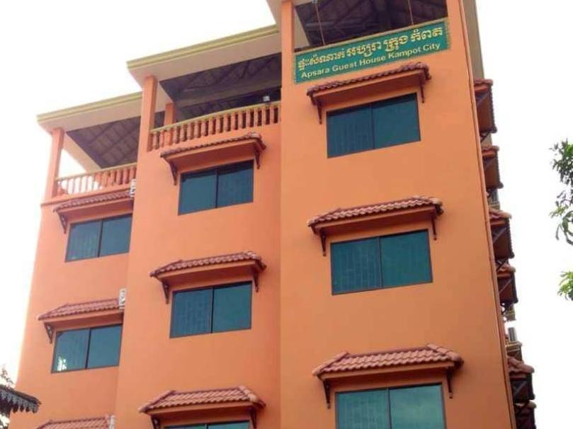 Apsara Guest House Kampot City Buitenkant foto